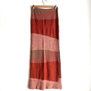 Free People Knit Crochet Patchwork Body con Skirt S